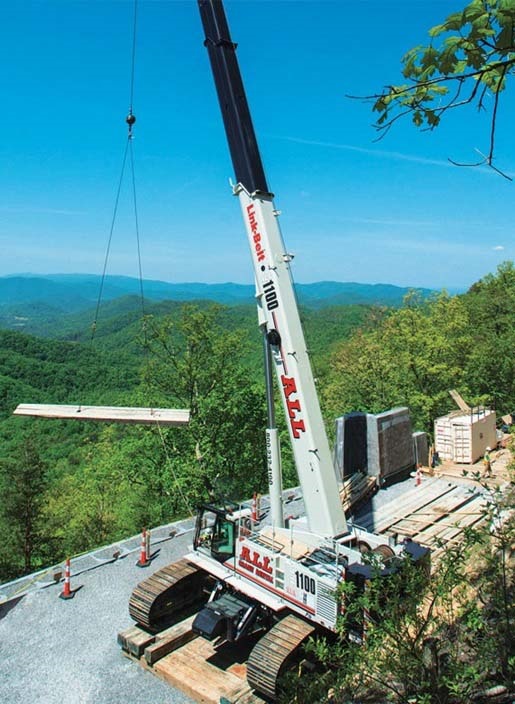 Link-Belt crawler crane ALL Crane’s 250-USt capacity TCC-2500