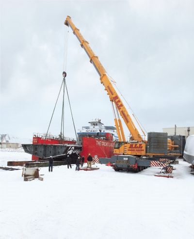 Crane at Shipyard
