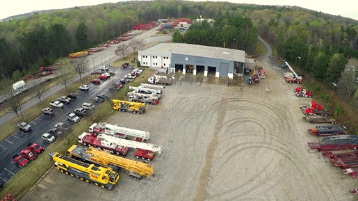 ALL Crane of Georgia - Atlanta office drone pic