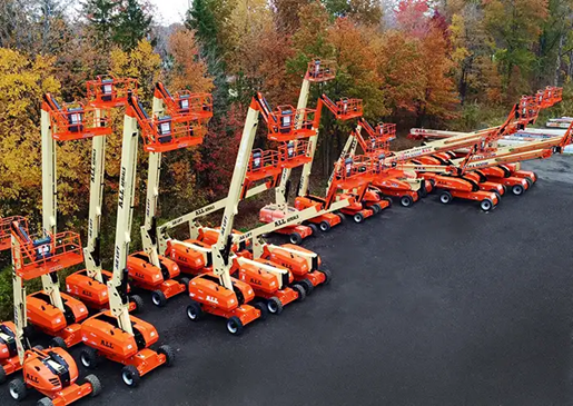 Aerial image of Boom lift cranes