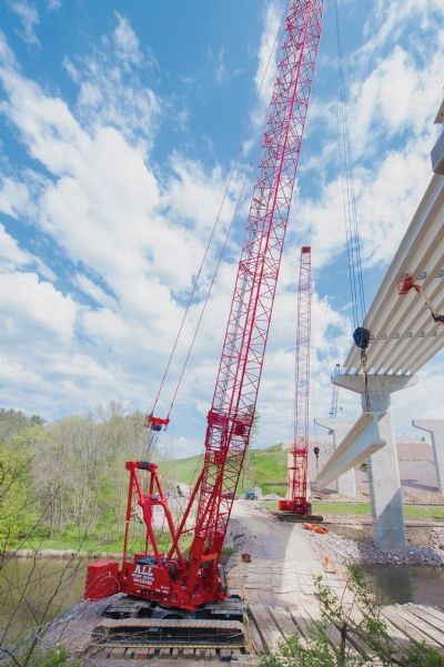 Building the Big Bridge for the Baraboo Bypass