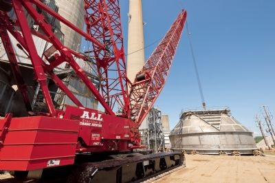 Crawler Crane at 2,600-MW coal-fired power plant in Indiana