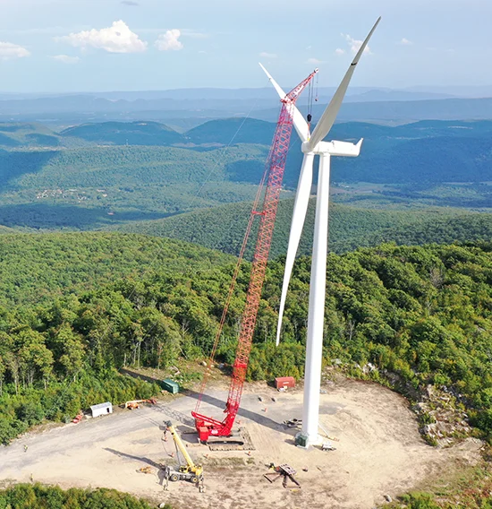crawler crane windmill lift