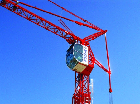 Potain Igo T 70 A Potain Igo T 70 A in red