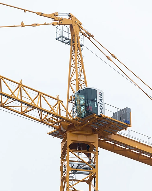 potain-md-569 Yellow Potain MD 569 Tower Crane